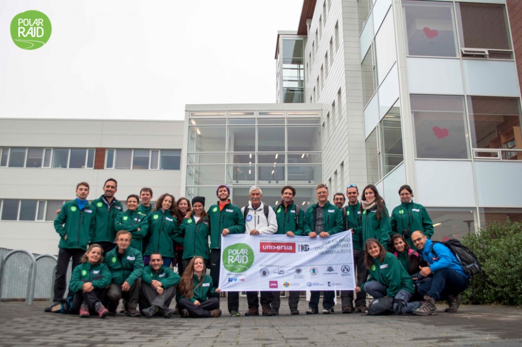 Equipo Polar Raid Islandia en el Centro Steffansson de Estudios Polares (Akureyi)